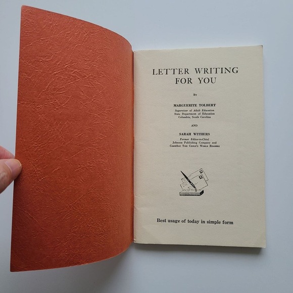Vintage 40s Textbook Letter Writing for You SC Dept Ed 1947 South Carolina - Picture 9 of 12